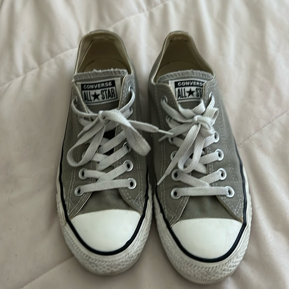 Converse low tops light field surplus (green)
